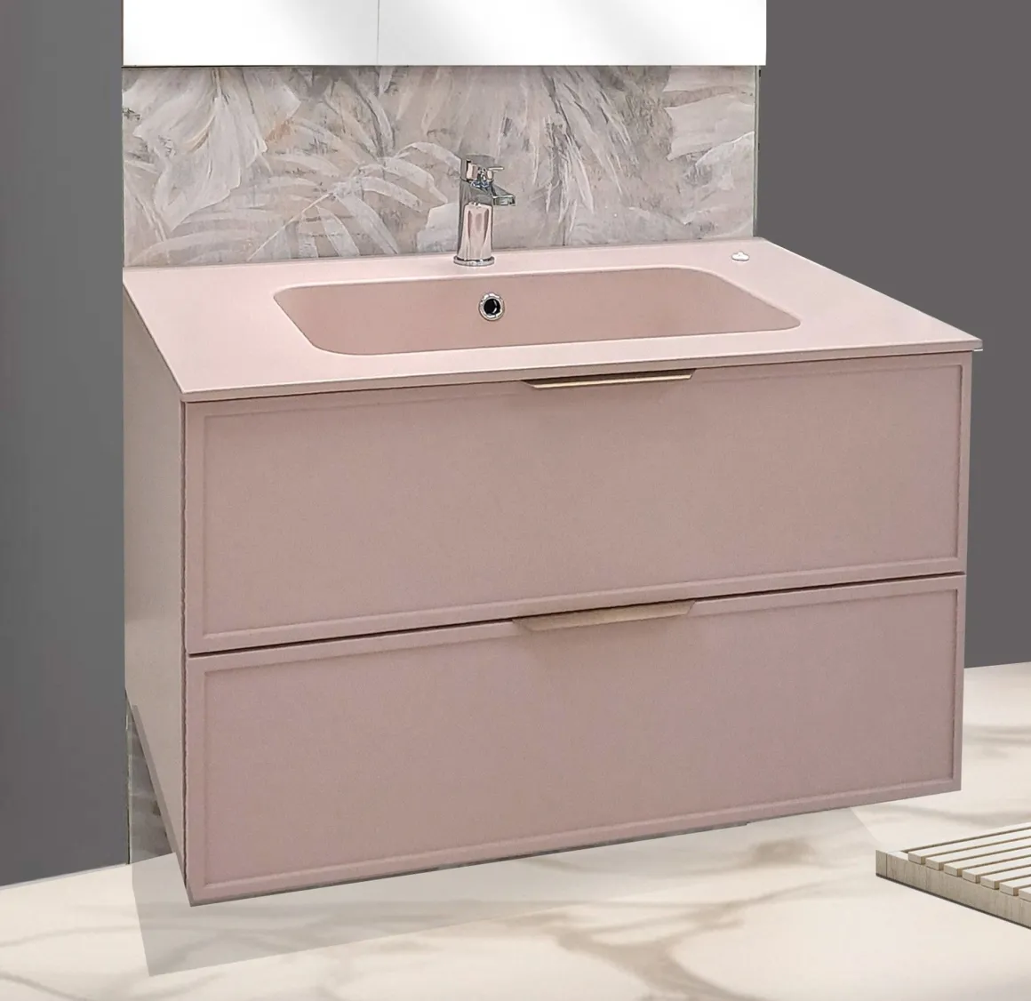 BASE BAGNO SOSPESA MOD. PICTA CM 85 CAMMEO OPACO
