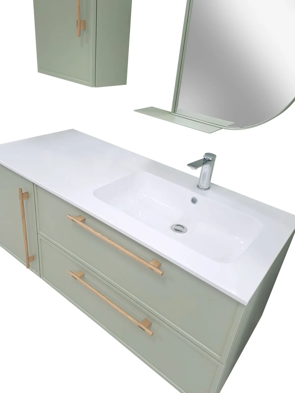 BASE BAGNO SOSPESA MOD. PICTA CM 120 AGAVE OPACO