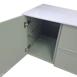 BASE BAGNO SOSPESA MOD. PICTA CM 120 AGAVE OPACO