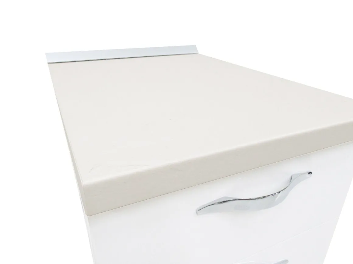 BASE CASSETTIERA MIRA CM 45 BIANCO LUCIDO