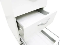 BASE CASSETTIERA MIRA CM 45 BIANCO LUCIDO