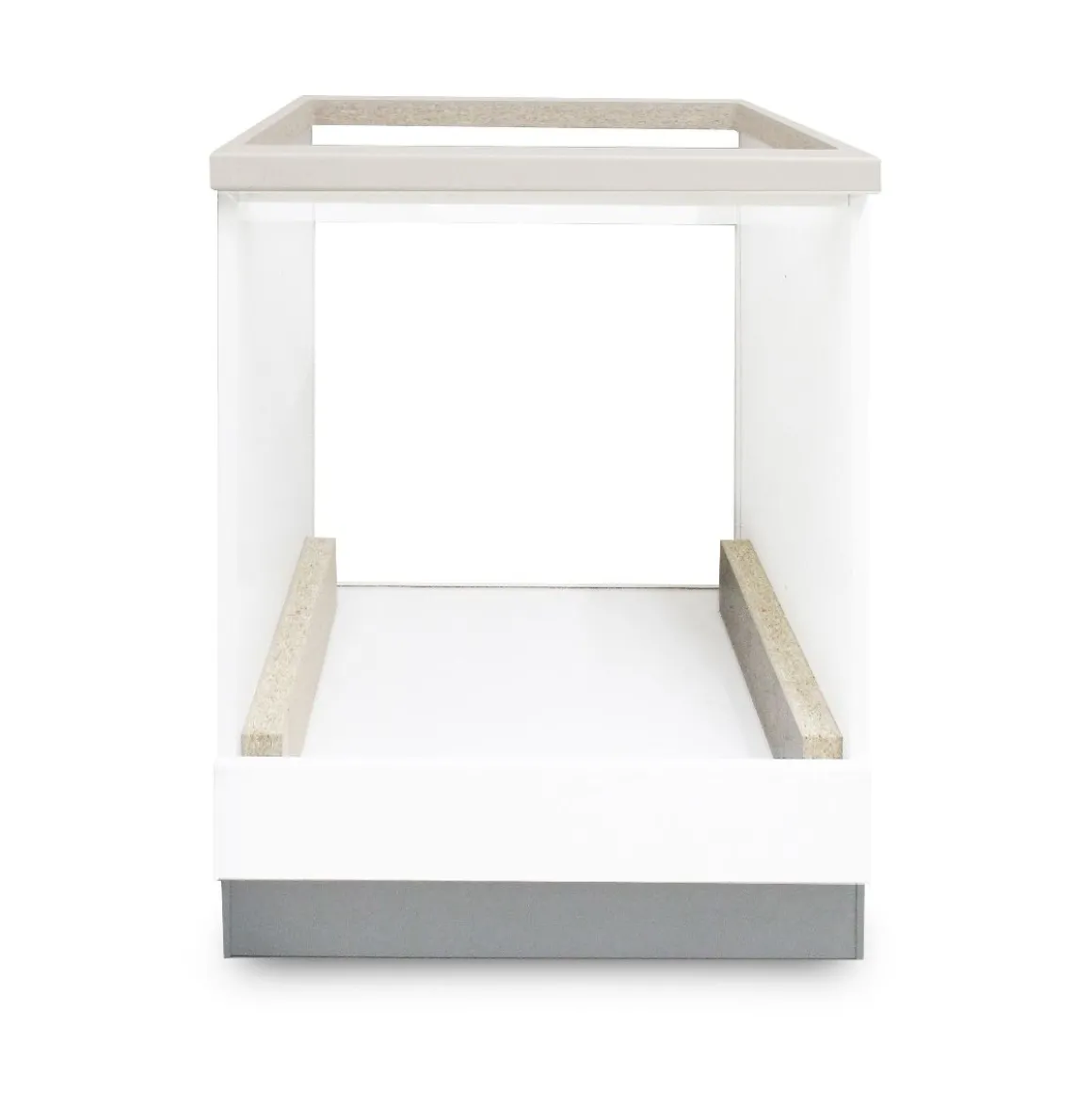 BASE MIRA CM 60 PER INCASSO FORNO E PIANO COTTURA BIANCO LUCIDO