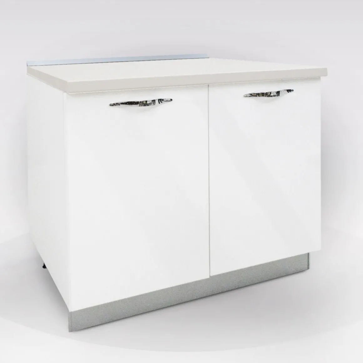 BASE MIRA 90X60 H. 86 BIANCO LUCIDO