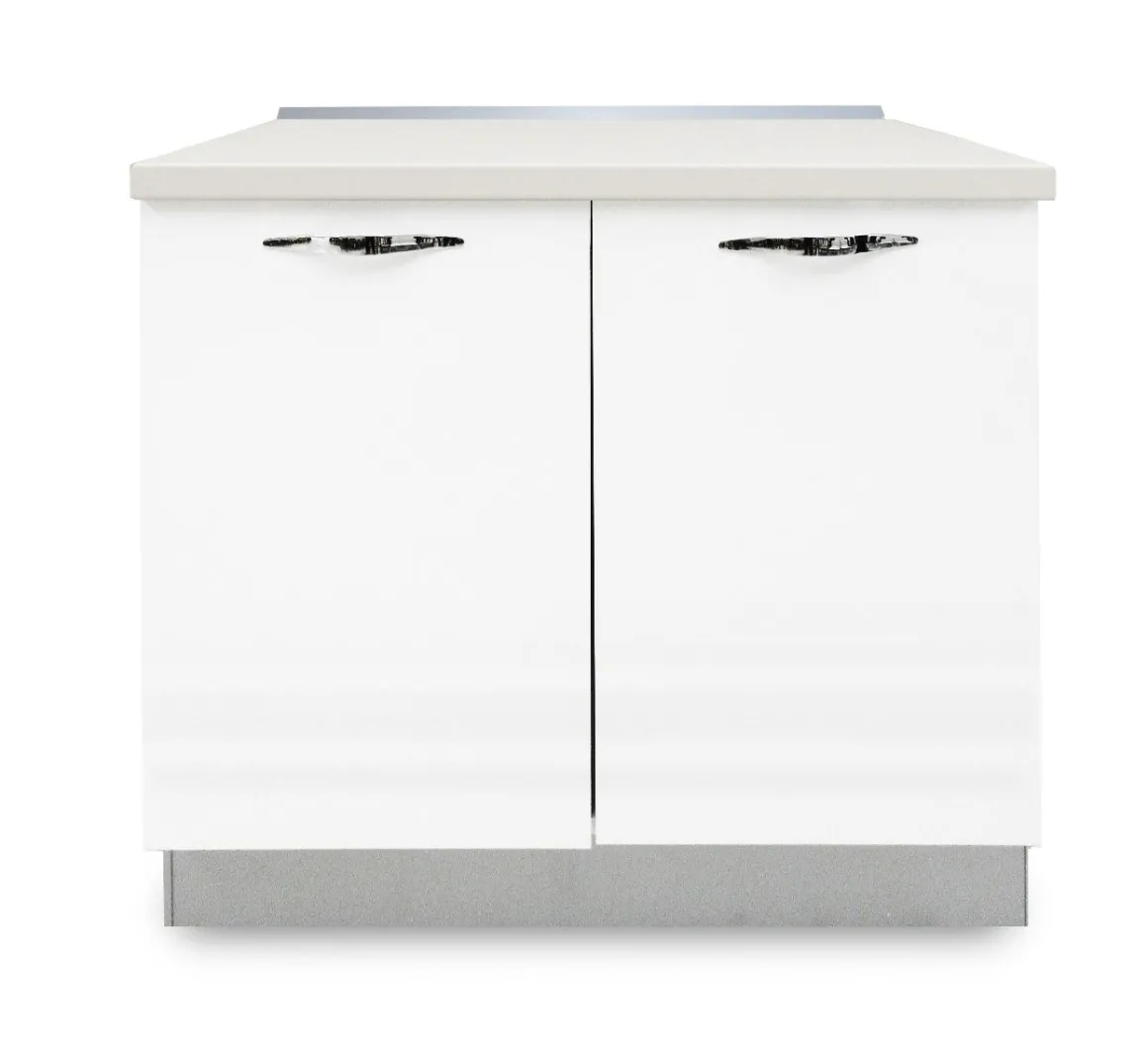 BASE MIRA 90X60 H. 86 BIANCO LUCIDO
