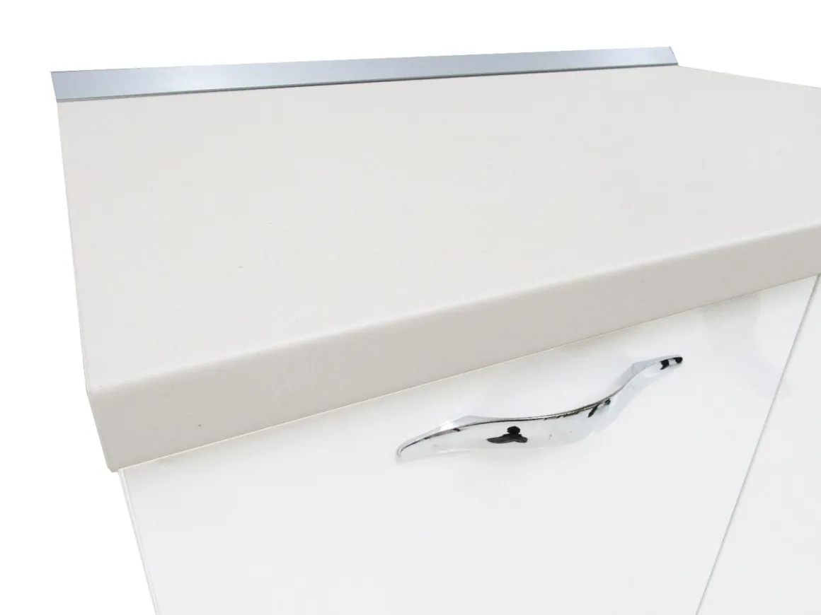 BASE MIRA 90X60 H. 86 BIANCO LUCIDO