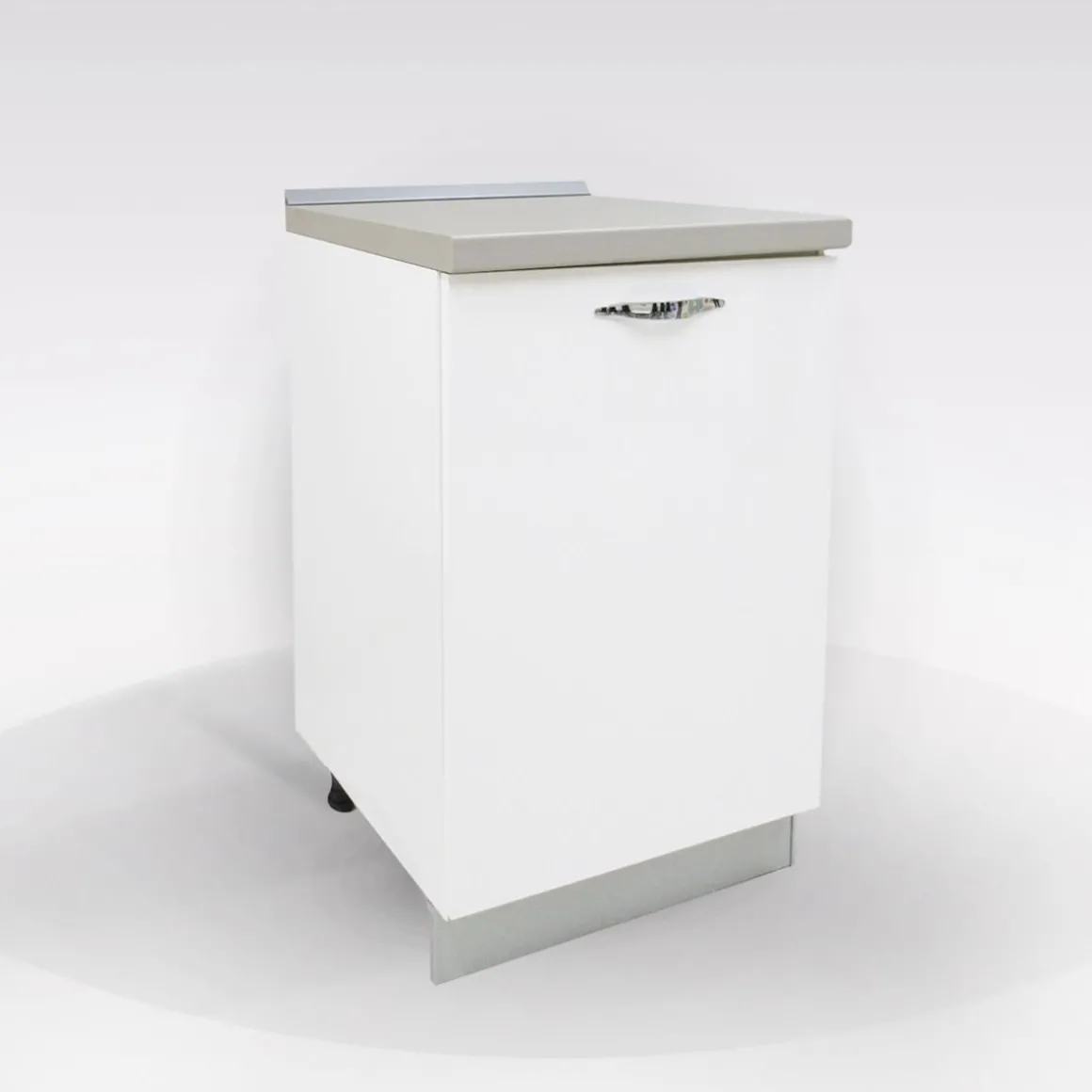 BASE MIRA 60X60 H. 86 BIANCO LUCIDO