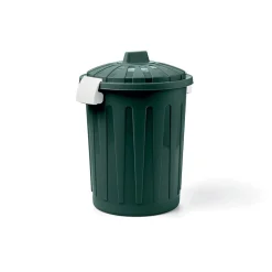 BIDONCINO CON COPERCHIO VERDE BOSCO 26X32CM 8LT: vendita online BIDONCINO CON COPERCHIO VERDE BOSCO 26X32CM 8LT in offerta
