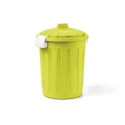 BIDONCINO CON COPERCHIO VERDE ACIDO 26X32CM 8LT : vendita online BIDONCINO CON COPERCHIO VERDE ACIDO 26X32CM 8LT in offerta
