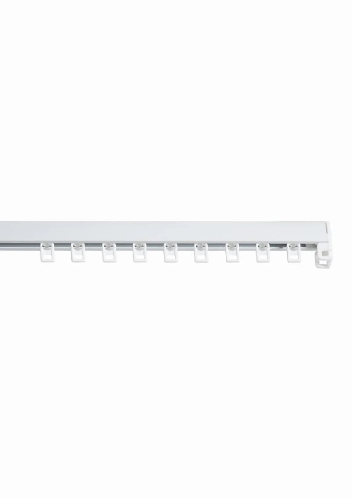 BINARIO RINFORZATO PER TENDE IN ALLUMINIO 250CM BIANCO: vendita online BINARIO RINFORZATO PER TENDE IN ALLUMINIO 250CM BIANCO in offerta
