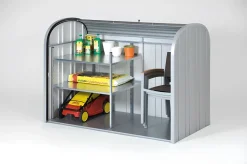 BIOHORT - STOREMAX BAULE DA ESTERNO 163X78 H.120 CM GRIGIO METALLIZZATO: vendita online BIOHORT - STOREMAX BAULE DA ESTERNO 163X78 H.120 CM GRIGIO METALLIZZATO in offerta
