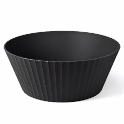 BLIM PLUS - CIOTOLA IN POLIPROPILENE LINEA NETTUNO 30X12CM NERO CARBONE