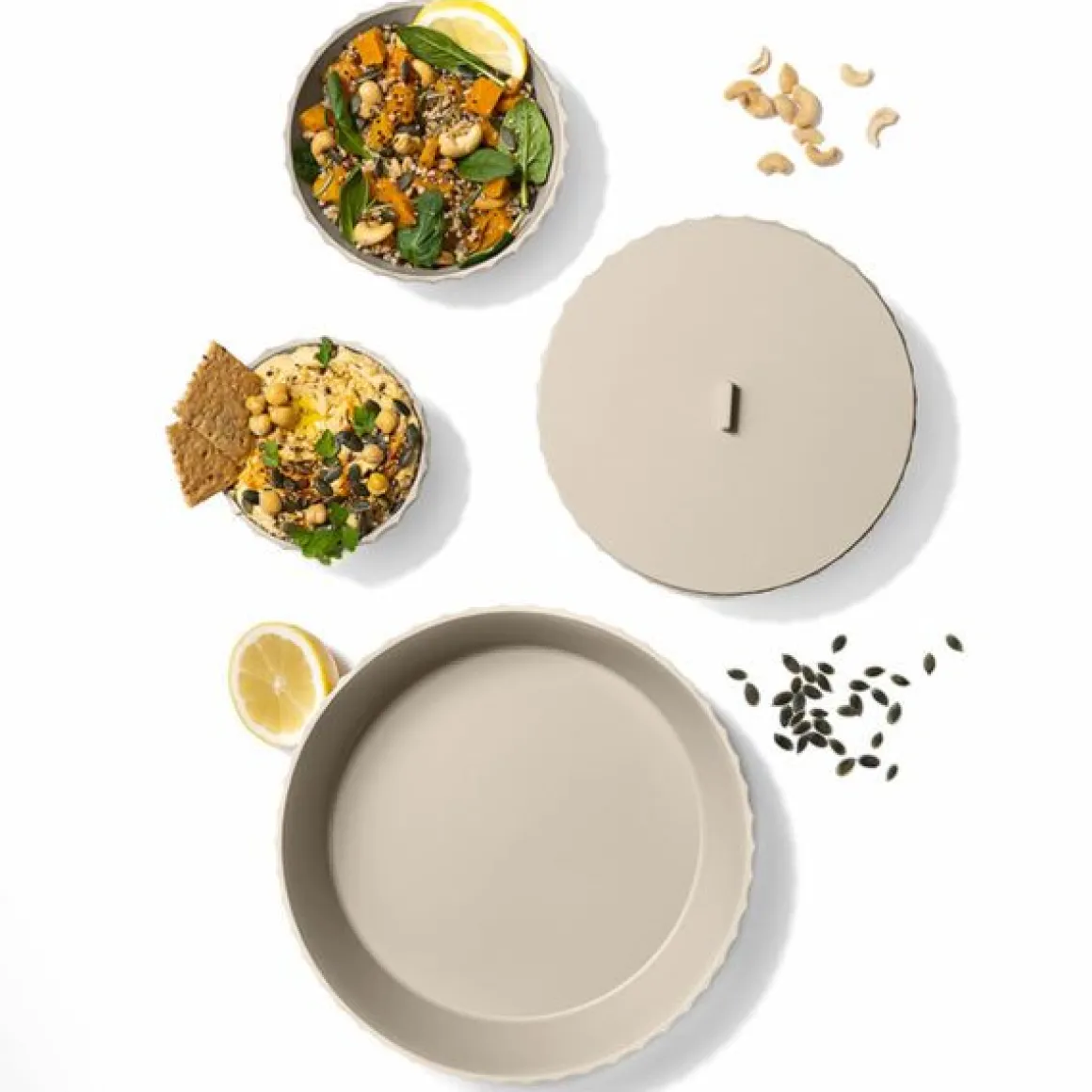 BLIM PLUS - CIOTOLA LINEA HERA 11X6CM GRIGIO MOKA
