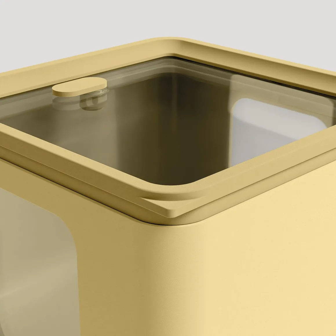 BLIM PLUS - CONTENITORE PEEK BOX QUADRO CITRUS 13.3X13.3X10CM 1.3LT
