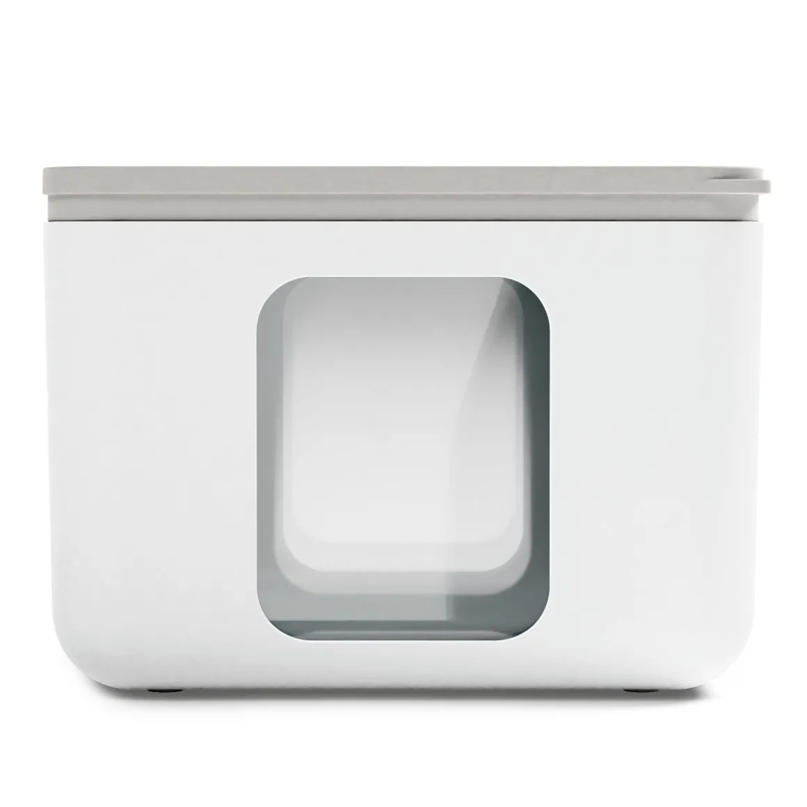BLIM PLUS - CONTENITORE PEEK BOX QUADRO ARCTIC WHITE 13.3X13.3X10CM 1.3LT