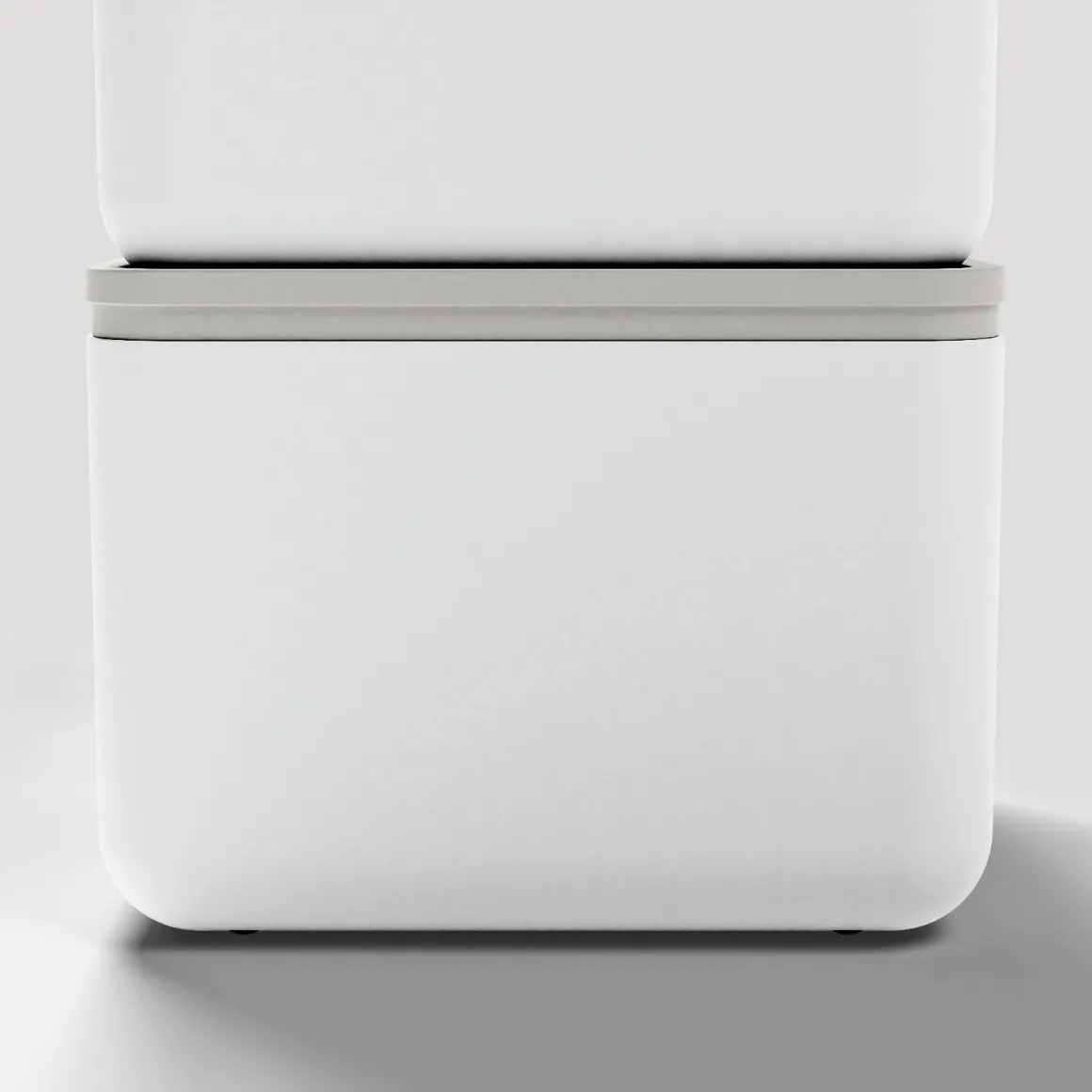 BLIM PLUS - CONTENITORE PEEK BOX QUADRO ARCTIC WHITE 13.3X13.3X10CM 1.3LT