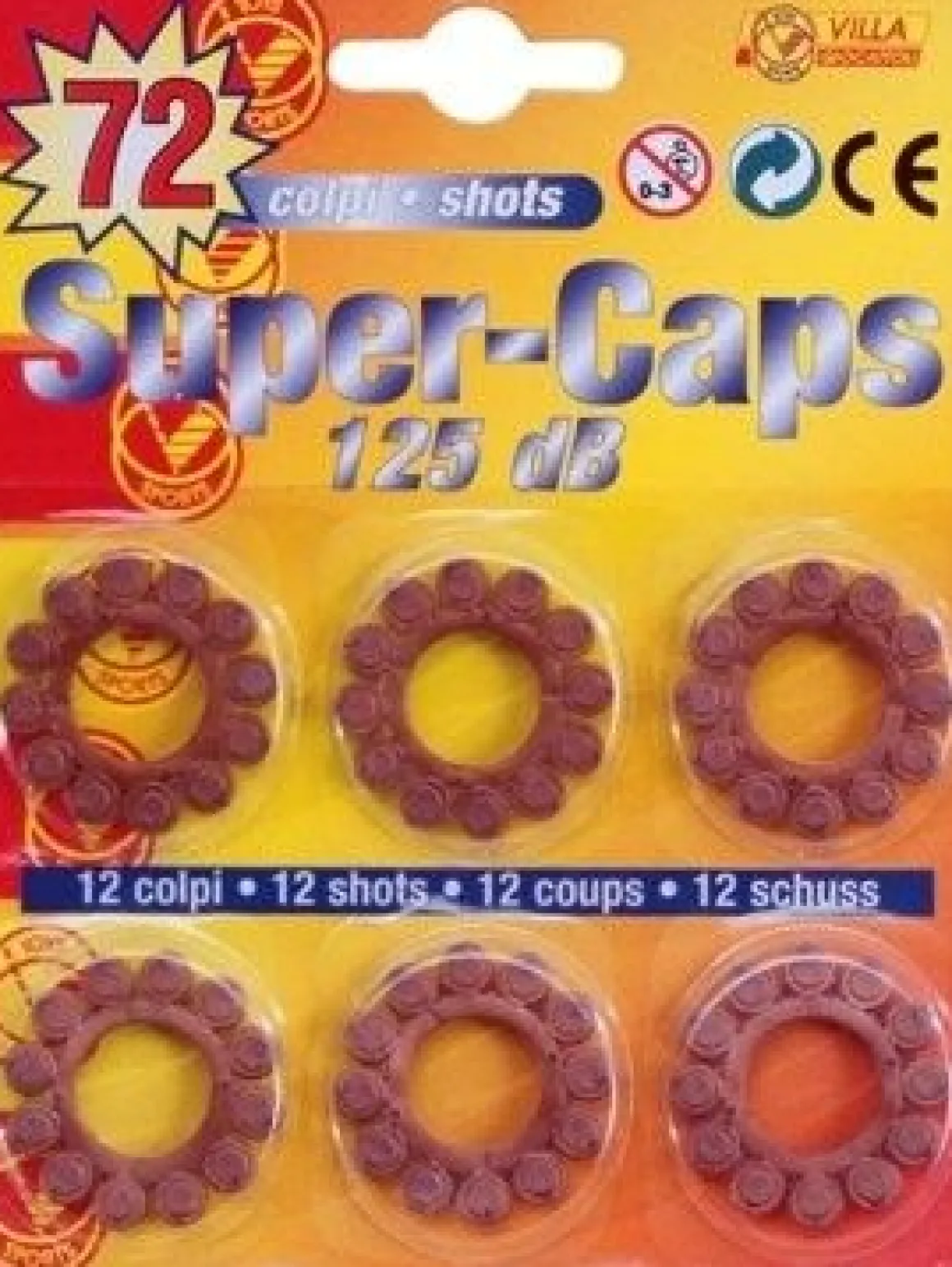 BLISTER SUPER CALPI 125 dB 6X12 72 SHOTS: vendita online BLISTER SUPER CALPI 125 dB 6X12 72 SHOTS in offerta