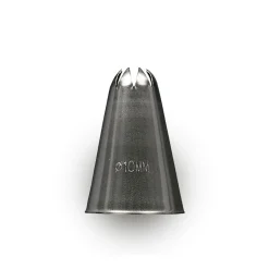 BOCCHETTA IN ACCIAIO INOX PER SAC A POCHE FORO STELLA CHIUSO