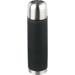 BOTTIGLIA TERMICA 0.5LT NERO E CROMO : vendita online BOTTIGLIA TERMICA 0.5LT NERO E CROMO in offerta