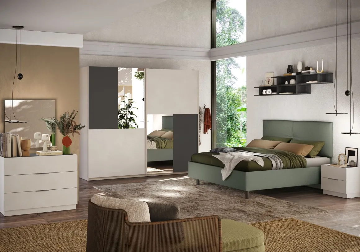 CAMERA COMPLETA AMALTI CASHMERE E ANTRACITE online