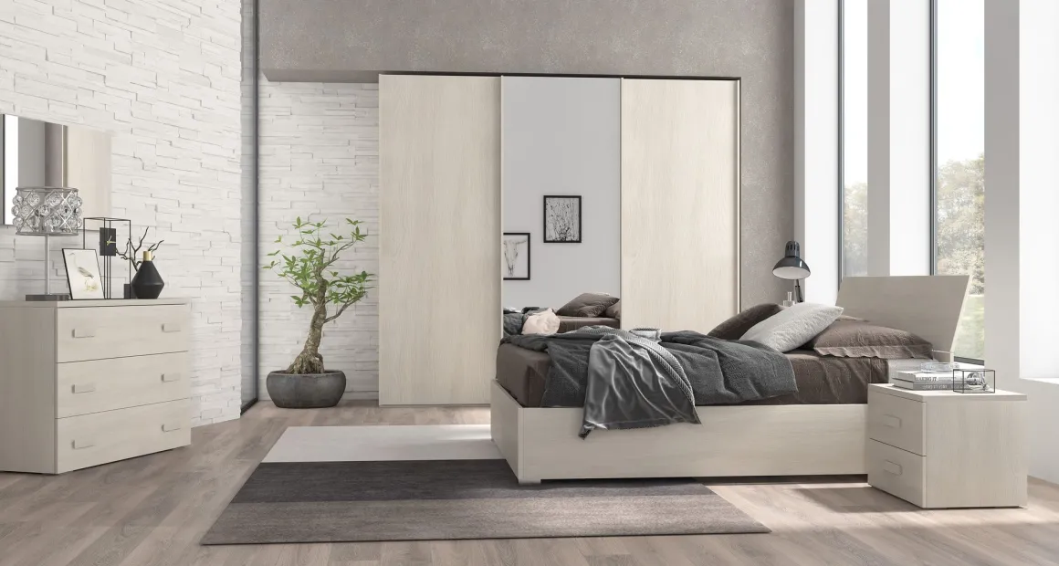 Camera completa moderna olmo modello CITY: vendita online camere complete