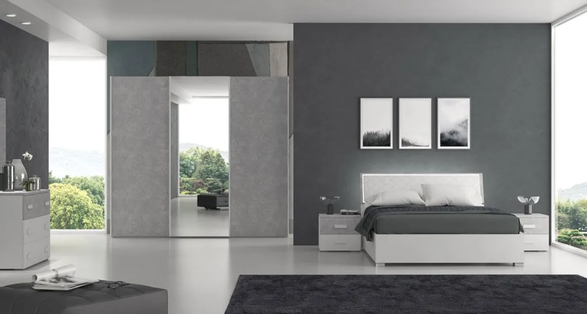 Camera da letto moderna modello Mila