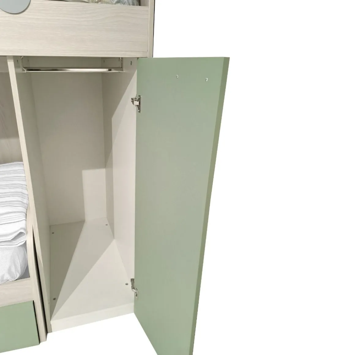 Cameretta Soppalco Destra Joy Olmo E Verde Salvia in offerta online