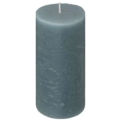 CANDELA ROTONDA OLIA BLU D 6.8 X H 14CM: vendita online CANDELA ROTONDA OLIA BLU D 6.8 X H 14CM in offerta