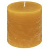 CANDELA ROTONDA OLIA GIALLO OCRA D 6.7 X H 7CM: vendita online CANDELA ROTONDA OLIA GIALLO OCRA D 6.7 X H 7CM in offerta