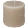 CANDELA ROTONDA OLIA TORTORA D 10 X H 10CM: vendita online CANDELA ROTONDA OLIA TORTORA D 10 X H 10CM in offerta