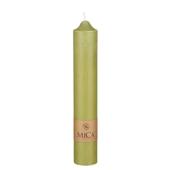 CANDELA PILAR VERDE D 5 H 30CM: vendita online CANDELA PILAR VERDE D 5 H 30CM in offerta