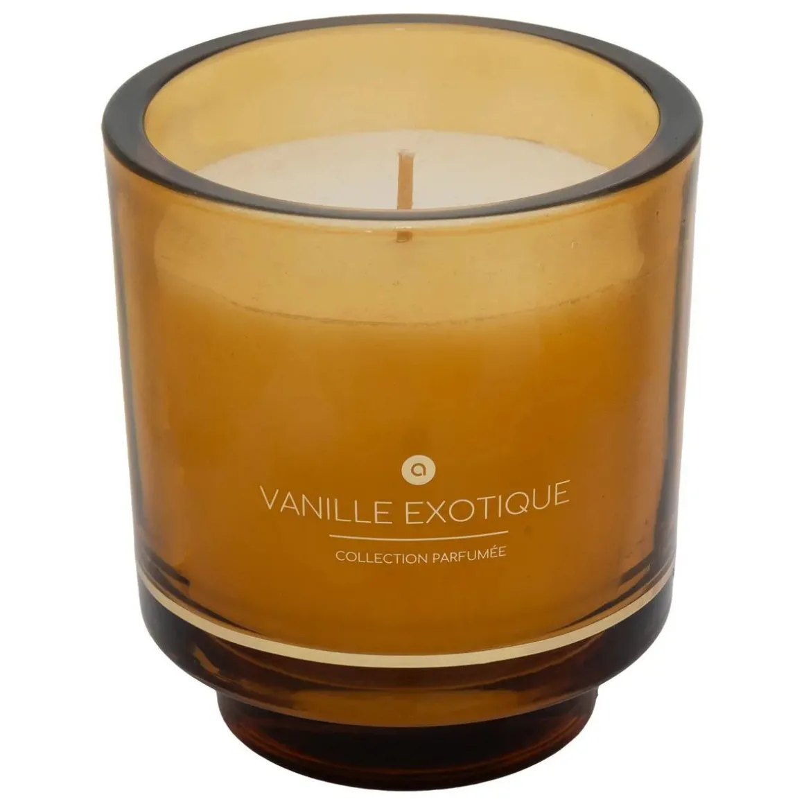 CANDELA PROFUMATA VANIGLIA 225GR CM 9X10 IN VASETTO DI VETRO: vendita online CANDELA PROFUMATA VANIGLIA 225GR CM 9X10 IN VASETTO DI VETRO in offerta