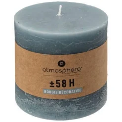 CANDELA ROTONDA OLIA BLU D 10 X H 10CM: vendita online CANDELA ROTONDA OLIA BLU D 10 X H 10CM in offerta