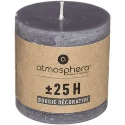 CANDELA ROTONDA OLIA GRIGIO SCURO D 6.7X H 7CM: vendita online CANDELA ROTONDA OLIA GRIGIO SCURO D 6.7X H 7CM in offerta