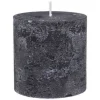CANDELA ROTONDA OLIA NERA D 6.7X H 7CM: vendita online CANDELA ROTONDA OLIA NERA D 6.7X H 7CM in offerta