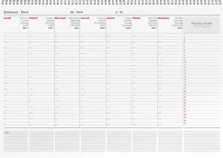 CANGINI FILIPPI - AGENDA SETTIMANALE WIRE-O 49X34 CM 53 FOGLI : vendita online CANGINI FILIPPI - AGENDA SETTIMANALE WIRE-O 49X34 CM 53 FOGLI in offerta