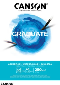 CANSON - ALBUM GRADUATE PER ACQUERELLO OLIO E ACRILICO A3 20 FOGLI: vendita online CANSON - ALBUM GRADUATE PER ACQUERELLO OLIO E ACRILICO A3 20 FOGLI in offerta