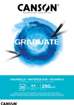 CANSON - ALBUM GRADUATE PER ACQUERELLO OLIO E ACRILICO A4 20 FOGLI: vendita online CANSON - ALBUM GRADUATE PER ACQUERELLO OLIO E ACRILICO A4 20 FOGLI in offerta