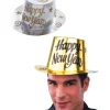 CAPPELLO HAPPY NEW YEAR IN CARTA METALLIZZATA IN COLORI ASSORTITI: vendita online CAPPELLO HAPPY NEW YEAR IN CARTA METALLIZZATA IN COLORI ASSORTITI in offerta