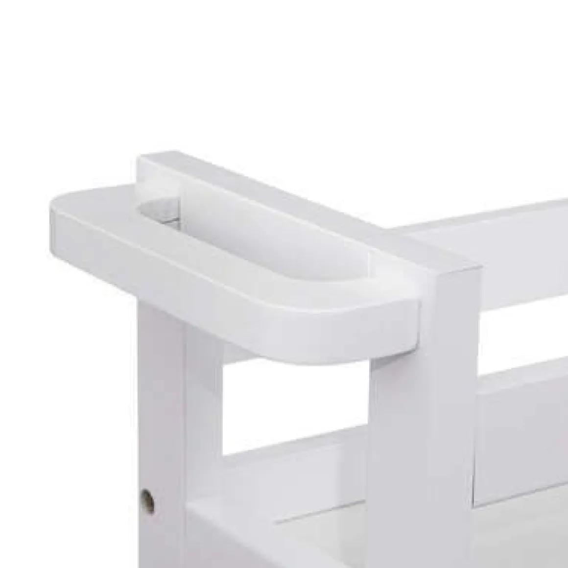 CARRELLO DA CUCINA IN MDF RAOUL 40X15 H. 75CM BIANCO