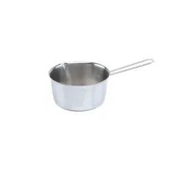 CASSERUOLA CONICA 1 MANICO A FILO IN ACCIAIO INOX DIAM. 12CM