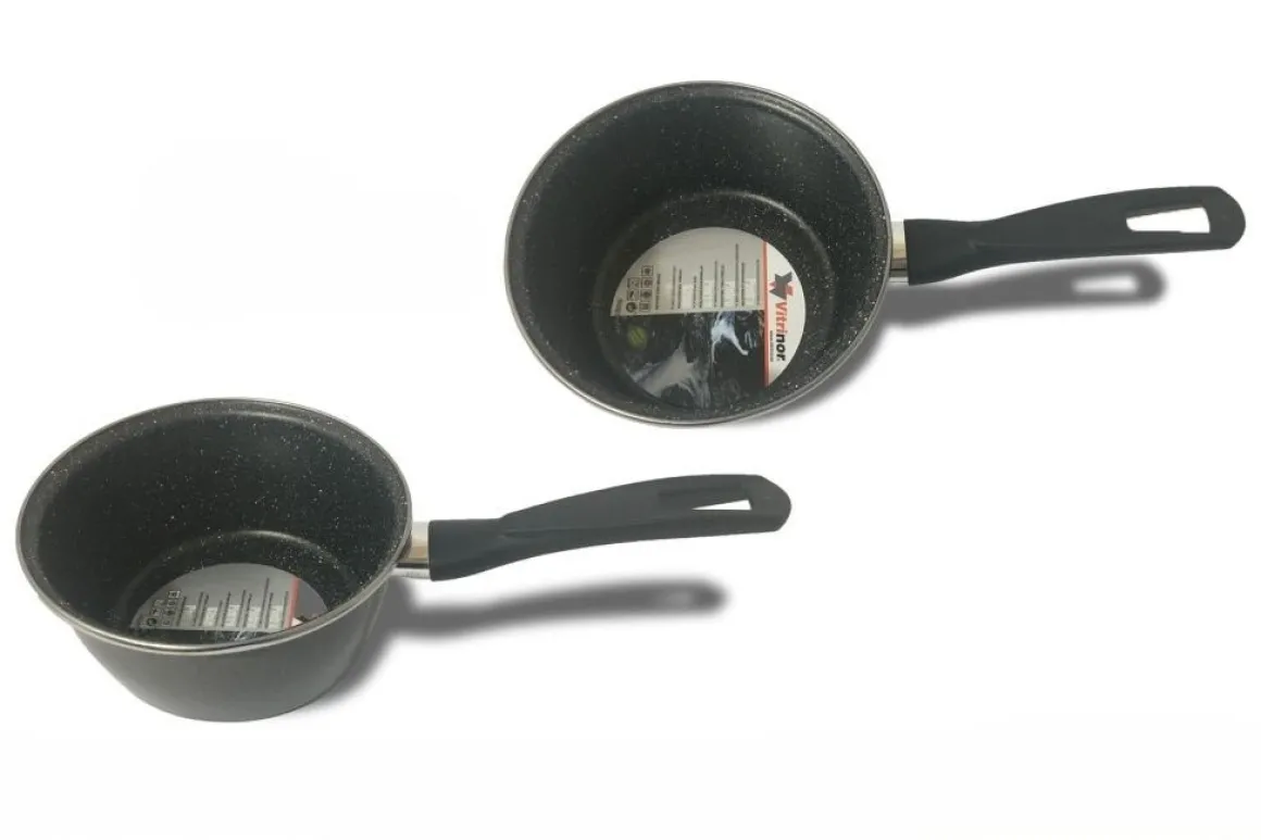 CASSERUOLA 1 MANICO IN ACCIAIO LINEA K2 DIAM. 14CM