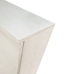 CASSETTIERA 5 CASSETTI in laminato OLMO BIANCO CM 80X44 altezza 104cm in offerta