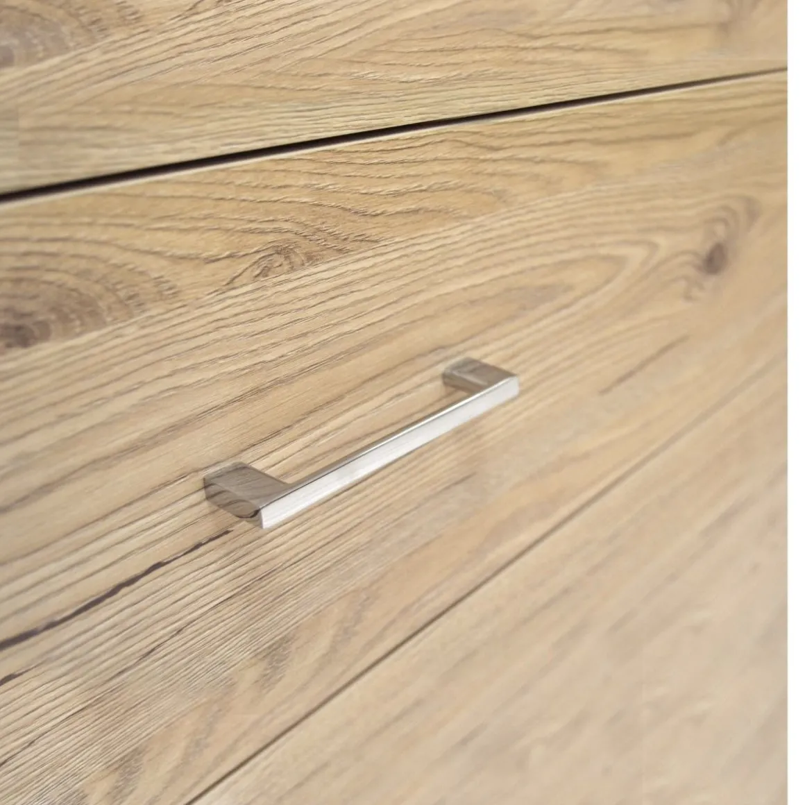 CASSETTIERA 5 CASSETTI in laminato QUERCIA NATURALE 80X44 cm: prezzi bassi