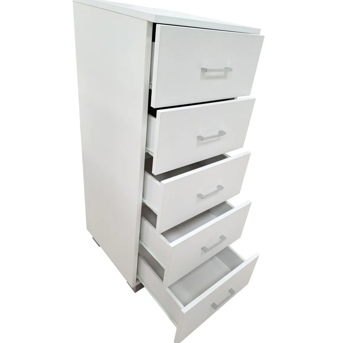 CASSETTIERA CM 40X44 H. 104 BIANCO NORDICO : vendita online CASSETTIERA CM 40X44 H. 104 BIANCO NORDICO in offerta