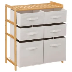 CASSETTIERA DOPPIA TIDY CON 6 CASSETTI 66X33 H 78.5CM: vendita online CASSETTIERA DOPPIA TIDY CON 6 CASSETTI 66X33 H 78.5CM in offerta