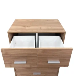 CASSETTIERA MOD. QUADRANTE CM 70X41 H. 112 NOCE STELVIO: vendita online CASSETTIERA MOD. QUADRANTE CM 70X41 H. 112 NOCE STELVIO in offerta