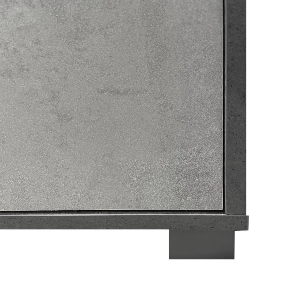 CASSETTIERA QUADRANTE CM 70X41 H. 112 OSSIDO NERO E CEMENTO : vendita online CASSETTIERA QUADRANTE CM 70X41 H. 112 OSSIDO NERO E CEMENTO in offerta