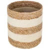 CESTO IN BAMBO PANNA/NATURALE D 24 H 24.5CM: vendita online CESTO IN BAMBO PANNA/NATURALE D 24 H 24.5CM in offerta