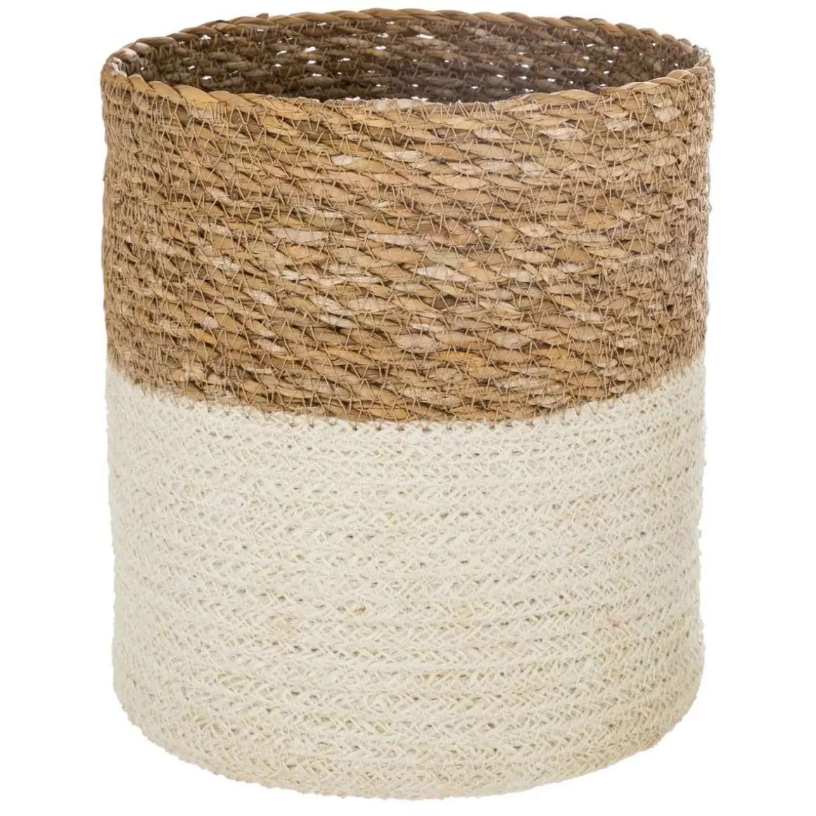 CESTO IN BAMBO PANNA/NATURALE D 24 H 24.5CM: vendita online CESTO IN BAMBO PANNA/NATURALE D 24 H 24.5CM in offerta