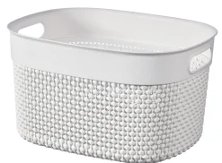 CESTO IN PLASTICA MOD. FILO S 27X22 H 15CM 6LT BIANCO: vendita online CESTO IN PLASTICA MOD. FILO S 27X22 H 15CM 6LT BIANCO in offerta